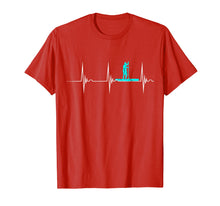 Ladda upp bild till gallerivisning, Funny shirts V-neck Tank top Hoodie sweatshirt usa uk au ca gifts for SUP Stand Up Paddle Heartbeat Paddling EKG Pulseline T-Shirt 303281
