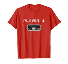 Ladda upp bild till gallerivisning, Funny shirts V-neck Tank top Hoodie sweatshirt usa uk au ca gifts for Player 1 buddy Retro style video game T-shirt (Old School) 1550554
