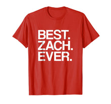 Ladda upp bild till gallerivisning, Funny shirts V-neck Tank top Hoodie sweatshirt usa uk au ca gifts for Best. Zach. Ever. Name T-Shirt for Men &amp; Boys, White 3116678
