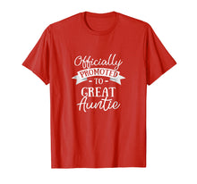 Ladda upp bild till gallerivisning, Funny shirts V-neck Tank top Hoodie sweatshirt usa uk au ca gifts for Officially Promoted to Great Aunt T-Shirt Announcement Gift 1141611

