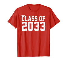 Ladda upp bild till gallerivisning, Class Of 2033 Grow With Me Graduation First Day Of School T-Shirt 183198
