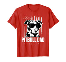 Ladda upp bild till gallerivisning, Pitbull Dad Mens Shirt Proud American Pit Bull Dog T-shirt 166442
