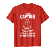 Ladda upp bild till gallerivisning, Funny shirts V-neck Tank top Hoodie sweatshirt usa uk au ca gifts for I Am The Captain T-shirt Boat Captain Tee 980143
