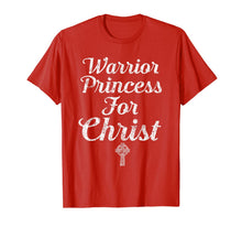 Ladda upp bild till gallerivisning, Prayer Warrior Princess For Christ Woman of Faith Shirt 859975
