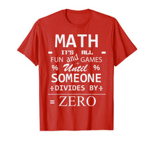 Ladda upp bild till gallerivisning, Funny shirts V-neck Tank top Hoodie sweatshirt usa uk au ca gifts for Funny Math T Shirt Division College Math Teacher Humor Tee 336034
