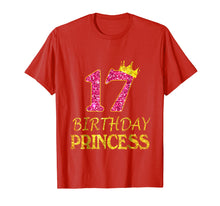 Ladda upp bild till gallerivisning, Funny shirts V-neck Tank top Hoodie sweatshirt usa uk au ca gifts for Crown 17th Birthday Princess Girl Shirt 17 Years Old Gifts 2989344
