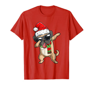 Funny shirts V-neck Tank top Hoodie sweatshirt usa uk au ca gifts for Dabbing Pug Santa T Shirt Christmas Kids Boys Girls Gifts 1989903