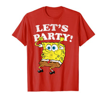 Ladda upp bild till gallerivisning, Spongebob Squarepants Lets Party T-Shirt 80402
