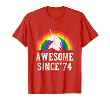 Ladda upp bild till gallerivisning, Funny shirts V-neck Tank top Hoodie sweatshirt usa uk au ca gifts for Unicorn 45th Birthday Gift Rainbow 1974 45 Years Old T Shirt 2756017

