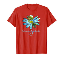 Ladda upp bild till gallerivisning, Funny shirts V-neck Tank top Hoodie sweatshirt usa uk au ca gifts for Imagine Flowers Hippie Peace Sign TShirt 212094
