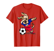 Ladda upp bild till gallerivisning, Funny shirts V-neck Tank top Hoodie sweatshirt usa uk au ca gifts for Dog Dabbing Haiti Soccer Jersey Shirt Haitian Football Gifts 251100
