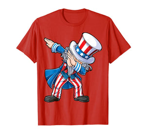 4th of july shirts for kids Dabbing Uncle Sam Boys Men Gifts 209656