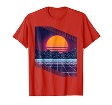 Ladda upp bild till gallerivisning, Retro 80s Vaporwave Outrun Style T-Shirt
