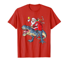 Ladda upp bild till gallerivisning, Funny shirts V-neck Tank top Hoodie sweatshirt usa uk au ca gifts for Dinosaur Christmas Shirt Boys Santa T rex Kids Xmas Gifts 1912765
