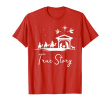 Ladda upp bild till gallerivisning, Funny shirts V-neck Tank top Hoodie sweatshirt usa uk au ca gifts for Christmas Nativity Shirt True Story Nativity Scene Gifts T-Shirt 934574
