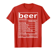 Ladda upp bild till gallerivisning, Funny shirts V-neck Tank top Hoodie sweatshirt usa uk au ca gifts for Beer Nutrition Thanksgiving Costume Food Facts Xmas Gifts T-Shirt 635134
