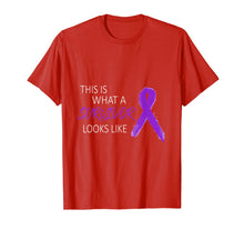 Ladda upp bild till gallerivisning, Domestic Violence Awareness Costume Purple Ribbon Gifts T-Shirt 1003467
