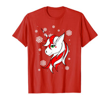 Ladda upp bild till gallerivisning, Funny shirts V-neck Tank top Hoodie sweatshirt usa uk au ca gifts for Christmas Unicorn Fun Girls Kids Snowflake Holiday Xmas T-Shirt 1053320
