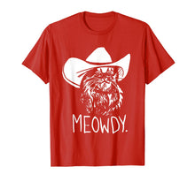 Ladda upp bild till gallerivisning, Meowdy Texas Cat Meme  T-Shirt 109449
