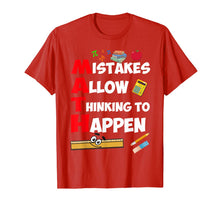 Ladda upp bild till gallerivisning, Mistakes Allow Thinking to Happen - Math Teacher T-Shirt 308659
