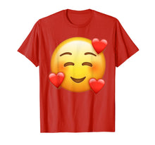 Ladda upp bild till gallerivisning, Smiling Face with Hearts In Love Emojis Halloween Costume  T-Shirt 751805
