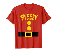 Ladda upp bild till gallerivisning, Dwarf Costume T-Shirt - Funny Halloween Gift Idea - Sneezy 36346
