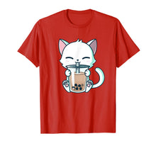 Ladda upp bild till gallerivisning, Boba Cat Drinking Boba Kitten Kawaii Japanese Kitty TShirt T-Shirt851931
