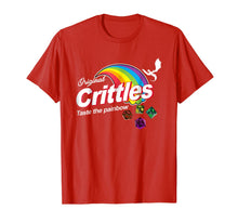 Ladda upp bild till gallerivisning, Crittles Taste The Painbow Funny DND DM D20 T-Shirt 402751
