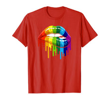 Ladda upp bild till gallerivisning, LGBT Rainbow Lip Gay Pride T-Shirt-860618
