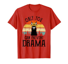 Ladda upp bild till gallerivisning, Only You Can Prevent Drama Llama Camping Vintage Funny Gift T-Shirt 466448
