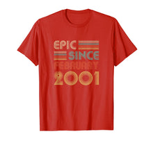 Ladda upp bild till gallerivisning, Epic Since February 2001 Vintage 19th Birthday Gifts T-Shirt-2766117

