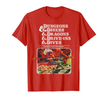Ladda upp bild till gallerivisning, Dungeons &amp; Diners &amp; Dragons &amp; DriveIns &amp; Dives T-Shirt190367
