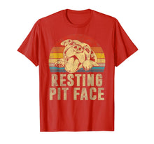 Ladda upp bild till gallerivisning, Funny shirts V-neck Tank top Hoodie sweatshirt usa uk au ca gifts for Dog Pitbull Resting Pit Face  Vintage T-Shirt 179686
