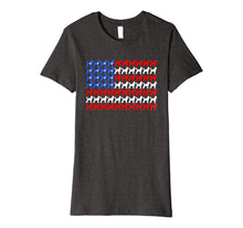 Ladda upp bild till gallerivisning, Poodle 4th of July USA American Flag Patriotic Men Women Dog Premium T-Shirt 427160
