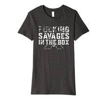 Ladda upp bild till gallerivisning, Fucking Savages In That Box Premium T-Shirt 113455
