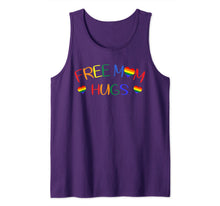 Ladda upp bild till gallerivisning, free mom hugs tshirt rainbow heart LGBT pride month Tank Top 411728
