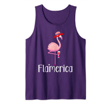 Ladda upp bild till gallerivisning, Pink Flamingo Uncle Sam Hat Patriotic 4th of July Gift Tank Top 320596
