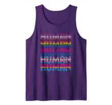 Ladda upp bild till gallerivisning, HUMAN Flag LGBT SHIRT Gay Pride Month Transgender RAINBOW  Tank Top 98167
