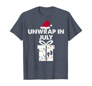 Funny shirts V-neck Tank top Hoodie sweatshirt usa uk au ca gifts for Christmas Pregnancy Announcement Gifts Unwrap In July T-Shirt 370200