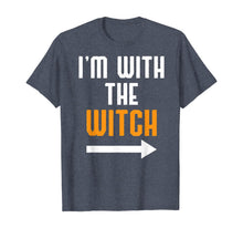 Ladda upp bild till gallerivisning, I'm With The Witch Shirt Funny Halloween Couple Costume Gift 58999
