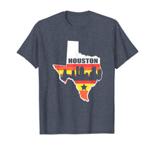 Ladda upp bild till gallerivisning, Houston Texas Shirt Vintage State Flag Houston Skyline 207627
