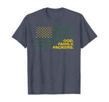 Ladda upp bild till gallerivisning, God Family Packers Pro Us Flag Gift T-Shirt 244750
