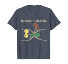 Ladda upp bild till gallerivisning, Electricity Explained Funny Ohm Volt Ampe Physics TShirt99609
