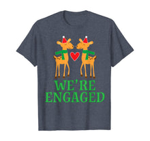 Ladda upp bild till gallerivisning, Funny shirts V-neck Tank top Hoodie sweatshirt usa uk au ca gifts for Christmas Engagement We&#39;re Engaged Reindeer Gifts T-Shirt 1115371
