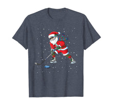 Ladda upp bild till gallerivisning, Funny shirts V-neck Tank top Hoodie sweatshirt usa uk au ca gifts for Funny Santa Claus Christmas Ice Hockey Gifts Kids Boys T-Shirt 93711
