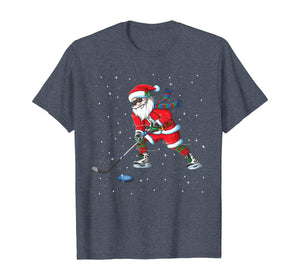 Funny shirts V-neck Tank top Hoodie sweatshirt usa uk au ca gifts for Funny Santa Claus Christmas Ice Hockey Gifts Kids Boys T-Shirt 93711