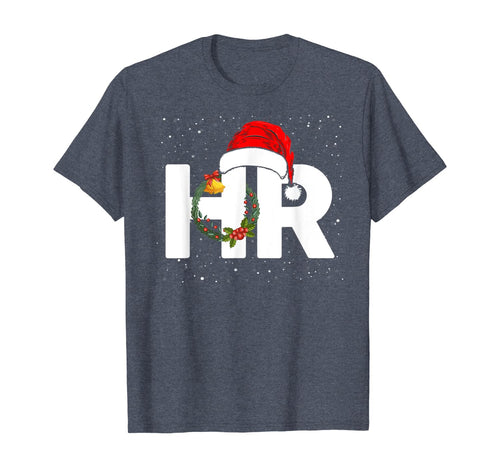 Funny shirts V-neck Tank top Hoodie sweatshirt usa uk au ca gifts for Christmas Human Resources Santa Claus Hat Wreath Xmas Gifts T-Shirt 705501
