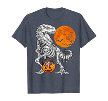 Ladda upp bild till gallerivisning, Halloween shirts for Boys Kids Dinosaur Skeleton T rex Scary 76749
