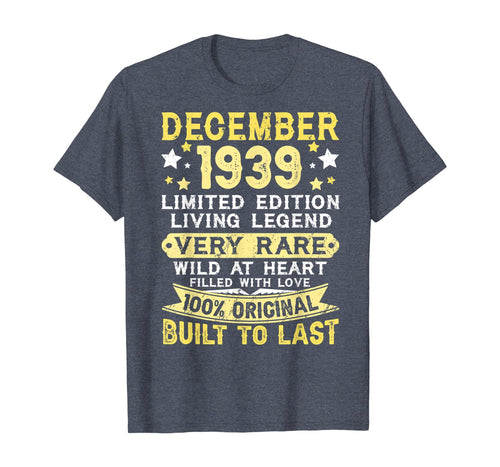 Funny shirts V-neck Tank top Hoodie sweatshirt usa uk au ca gifts for 1939 December 80 Years Old Tee 80th Birthday Gifts Christmas T-Shirt 631572