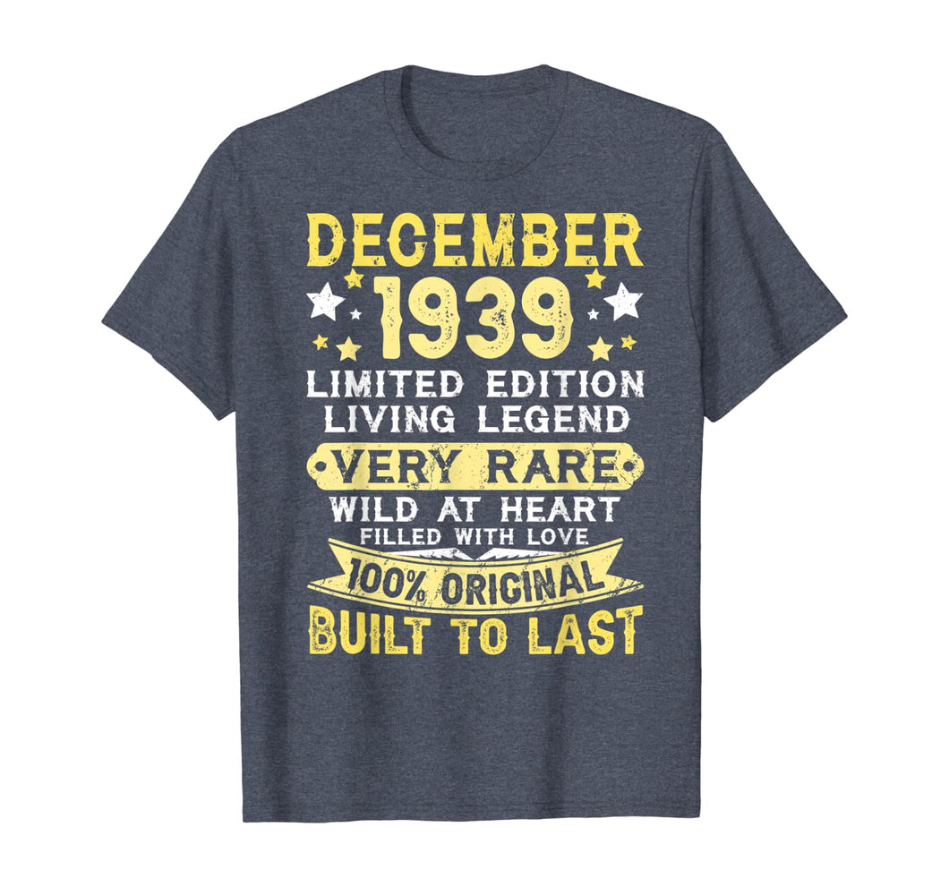 Funny shirts V-neck Tank top Hoodie sweatshirt usa uk au ca gifts for 1939 December 80 Years Old Tee 80th Birthday Gifts Christmas T-Shirt 631572